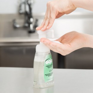 GOJO® 5715-06 Green Certified 7.5 oz. Fragrance Free Foaming Hand Soap with Pump - 6/Case