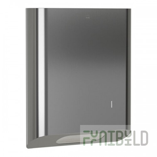Bradley Elvari 2B1-113600 Surface-Mounted Stainless Steel C-Fold / Multifold Paper Towel Dispenser with Large Capacity