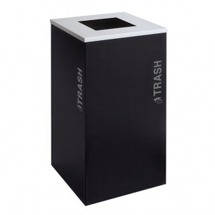 Ex-Cell Kaiser RC-KDSQ-T BT-PBG Black Tie Kaleidoscope Pebble Black Gloss 24 Gallon Square Trash Can Ex-Cell Kaiser RC-KDSQ-T BT-PBG Black Tie Kaleidoscope Pebble Black Gloss 24 Gallon Square Trash Can