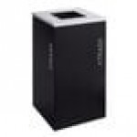 Ex-Cell Kaiser RC-KDSQ-T BT-PBG Black Tie Kaleidoscope Pebble Black Gloss 24 Gallon Square Trash Can Ex-Cell Kaiser RC-KDSQ-T BT-PBG Black Tie Kaleidoscope Pebble Black Gloss 24 Gallon Square Trash Can