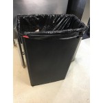Rubbermaid® FG256B00BRN Glutton 56 Gallon Brown Square Trash Can