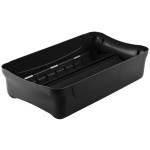 Rubbermaid® FG267360BLA Slim Jim Black Drop Shot Rectangular Trash Can Lid Rubbermaid® FG267360BLA Slim Jim Black Drop Shot Rectangular Trash Can Lid