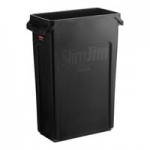 Rubbermaid® FG267360BLA Slim Jim Black Drop Shot Rectangular Trash Can Lid Rubbermaid® FG267360BLA Slim Jim Black Drop Shot Rectangular Trash Can Lid