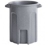 Toter RND32-B0149 32 Gallon Dark Gray Granite Round Trash Can Toter RND32-B0149 32 Gallon Dark Gray Granite Round Trash Can