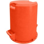 Carlisle 84101024 Bronco 10 Gallon Orange Round Trash Can Carlisle 84101024 Bronco 10 Gallon Orange Round Trash Can