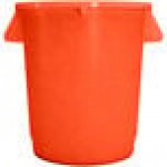 Carlisle 84101024 Bronco 10 Gallon Orange Round Trash Can Carlisle 84101024 Bronco 10 Gallon Orange Round Trash Can