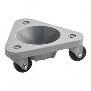 Bond 375 lb. Cast Steel Triangular Cup Dolly with Hard Tread Rubber Casters 2127 DOLLY/HT Bond 375 lb. Cast Steel Triangular Cup Dolly with Hard Tread Rubber Casters 2127 DOLLY/HT