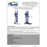 Vestil 750 lb. 22