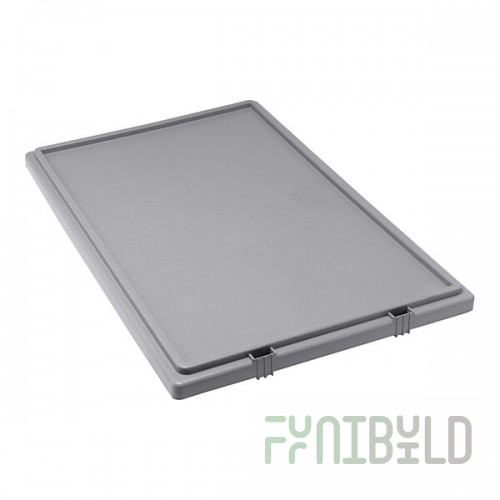 Quantum LID301GY Gray Lid for SNT300GY Stack and Nest Tote