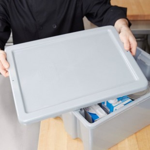 Rubbermaid® FG172000GRAY Tote Box Lid for Rubbermaid® 1721 & 1722 Rubbermaid® FG172000GRAY Tote Box Lid for Rubbermaid® 1721 & 1722