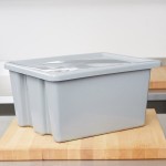 Rubbermaid® FG172000GRAY Tote Box Lid for Rubbermaid® 1721 & 1722 Rubbermaid® FG172000GRAY Tote Box Lid for Rubbermaid® 1721 & 1722
