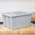 Rubbermaid® FG172000GRAY Tote Box Lid for Rubbermaid® 1721 & 1722 Rubbermaid® FG172000GRAY Tote Box Lid for Rubbermaid® 1721 & 1722