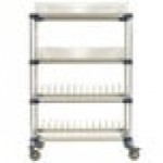 Metro MAX4-PR48VX4 MetroMax 4 Mobile Four Tier Tray / Steam Pan Drying Rack - 24 Metro MAX4-PR48VX4 MetroMax 4 Mobile Four Tier Tray / Steam Pan Drying Rack - 24