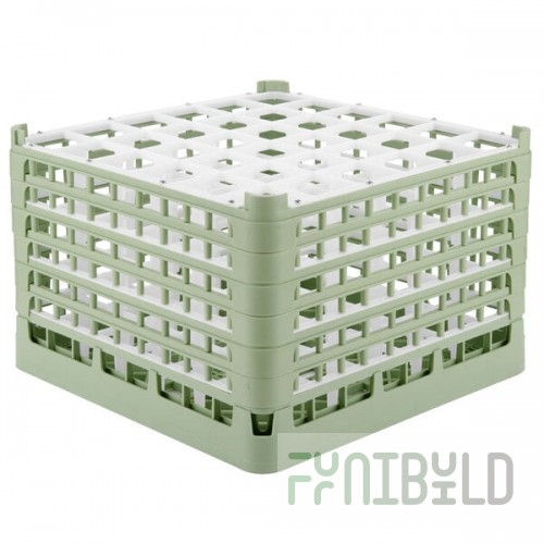 Vollrath 52739 Signature Full-Size Light Green 36-Compartment 11 3/8