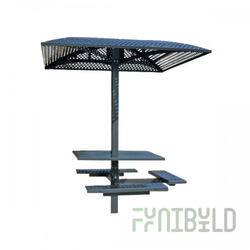 Paris Site Furnishings Single Pedestal 46
