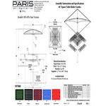 Paris Site Furnishings Single Pedestal 46 Paris Site Furnishings Single Pedestal 46