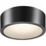 Globe Modern Black Iron Flush Mount LED Light with Frosted Glass Shade - 120V, 18W Globe Modern Black Iron Flush Mount LED Light with Frosted Glass Shade - 120V, 18W