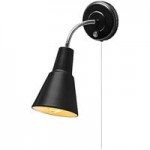 Globe Modern Black Iron Flush Mount LED Light with Frosted Glass Shade - 120V, 18W Globe Modern Black Iron Flush Mount LED Light with Frosted Glass Shade - 120V, 18W