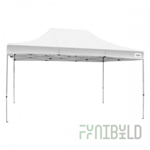 Caravan Canopy 21503206012 Classic 15' x 10' White Commercial Grade Instant Canopy Deluxe Kit