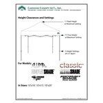 Caravan Canopy 21503206012 Classic 15' x 10' White Commercial Grade Instant Canopy Deluxe Kit