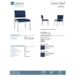Lesro Lenox Steel Patriot Plus Imperial Blue Vinyl Guest Chair Lesro Lenox Steel Patriot Plus Imperial Blue Vinyl Guest Chair