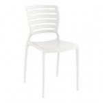Lancaster Table & Seating Sol Black Stone Resin Side Chair