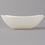 Fineline Wavetrends 132-BO Bone / Ivory Plastic Serving Bowl 32 oz. - 50/Case