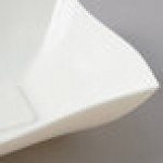 Fineline Wavetrends 132-BO Bone / Ivory Plastic Serving Bowl 32 oz. - 50/Case