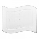 Fineline Wavetrends 132-BO Bone / Ivory Plastic Serving Bowl 32 oz. - 50/Case