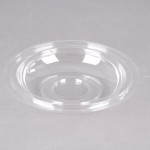 Fineline 5048-L Super Bowl Clear PET Plastic Dome Lid for 48 oz. Bowls - 50/Case
