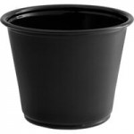 Choice PET Plastic Lid for 3.25 to 5.5 oz. Souffle Cup / Portion Cup - 100/Pack
