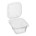 Inline Plastics Safe-T-Fresh 16 oz. Tamper-Resistant, Tamper-Evident Rectangular Hinged Container with Flat Lid - 240/Case Inline Plastics Safe-T-Fresh 16 oz. Tamper-Resistant, Tamper-Evident Rectangular Hinged Container with Flat Lid - 240/Case