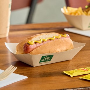 New Roots #200 2 lb. Compostable Rectangular Bamboo Food Tray - 1,000/Case New Roots #200 2 lb. Compostable Rectangular Bamboo Food Tray - 1,000/Case