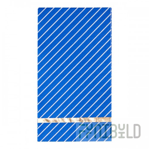 Sophistiplate Everyday Blue Paper Guest Towel - 240/Case