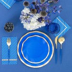 Sophistiplate Everyday Blue Paper Guest Towel - 240/Case