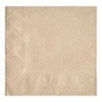 EcoChoice WrapNap 2-Ply Natural Kraft 1/4 Fold Dinner Napkin 16