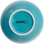 Acopa Capri 19 oz. Caribbean Turquoise Stoneware Bistro Bowl - Sample
