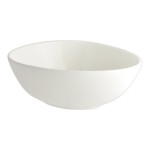 Acopa Nova 12 oz. Cream White Tall Coupe Stoneware Bowl - Sample
