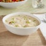 Acopa Nova 12 oz. Cream White Tall Coupe Stoneware Bowl - Sample