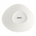Acopa Nova 12 oz. Cream White Tall Coupe Stoneware Bowl - Sample