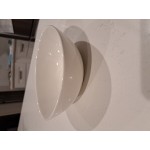 Acopa Nova 12 oz. Cream White Tall Coupe Stoneware Bowl - Sample