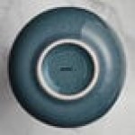 Acopa Highlands 1.5 oz. Round Skyfall Blue China Sauce Cup - Sample