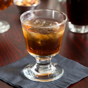 Libbey Embassy 5.5 oz. Footed Rocks / Old Fashioned Glass - Sample