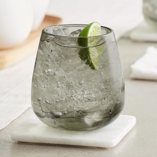 Acopa Pangea 13 oz. Gray Stemless Wine Glass - Sample Acopa Pangea 13 oz. Gray Stemless Wine Glass - Sample