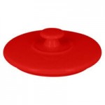 RAK Porcelain Chef's Fusion 11 oz. Ember Red Porcelain Frying Pan - 6/Case