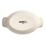 Acopa Keystone 4 oz. Vanilla Bean Porcelain Mini Rarebit Dish - 48/Case