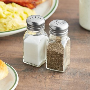 American Metalcraft 2 oz. Glass-Paneled Salt and Pepper Shaker - 72/Case American Metalcraft 2 oz. Glass-Paneled Salt and Pepper Shaker - 72/Case