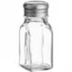 American Metalcraft 2 oz. Glass-Paneled Salt and Pepper Shaker - 72/Case
