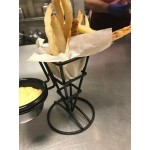 American Metalcraft SQFBBL Square Black Fry Cone Holder - 2 1/2 American Metalcraft SQFBBL Square Black Fry Cone Holder - 2 1/2
