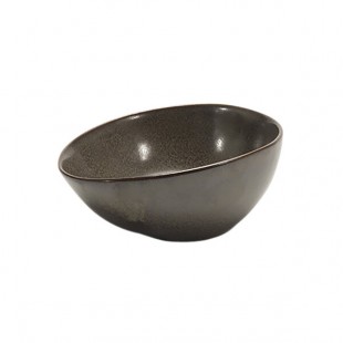Front of the House Kiln 1.5 oz. Mocha Porcelain Ramekin - 12/Case